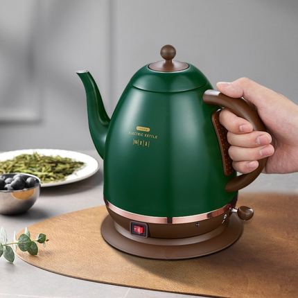 304 Stainless Steel Long Spout Electric Kettle Touch Control Keep Warm Function 55°C Tea Kettle
