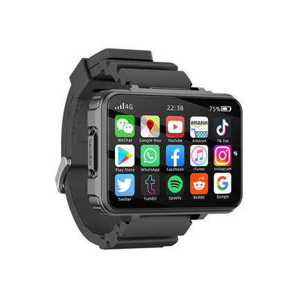 Smartwatch Android 8.1 with 2.4” Display, 1400mAh Battery & 22mm Adjustable Strap