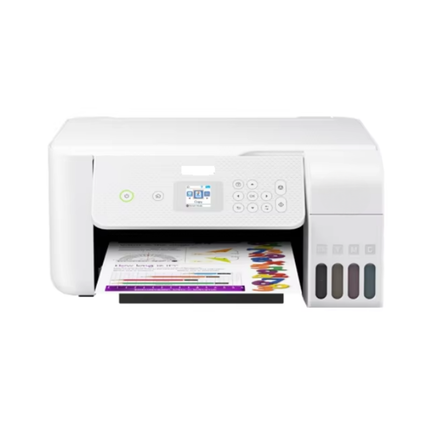 Wireless All-in-One Super Tank Inkjet Printer with USB Connectivity and Continuous Ink System
