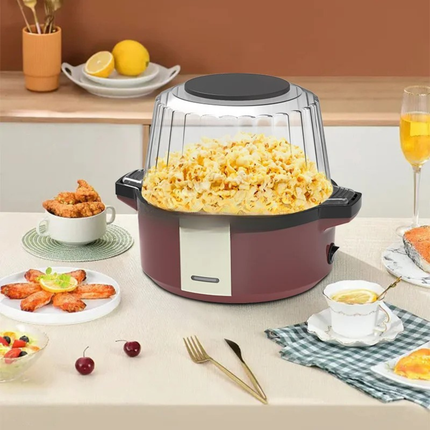 700W Household Electric Popcorn Machine Compact Automatic Home Use