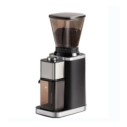 Electric Conical Coffee Grinder Adjustable Grind Levels Anti Static Design