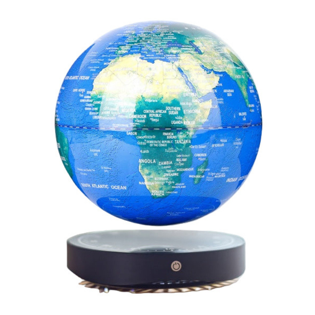 Magnetic Floating Earth Lamp with Color-Changing LED Light