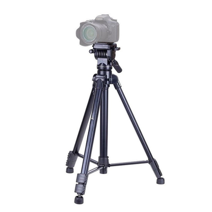 Professional Aluminum Tripod Stand for Video & Digital Cameras – 165cm Extendable, 5kg Load, Flip Lock Legs