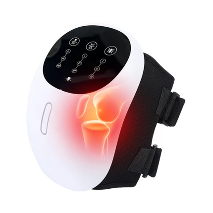 Smart Wireless Knee Relaxation Wrap with Heat Compression, Vibration Massage & Red Light Care
