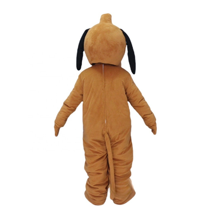 Adult Brown Dog Mascot Costume Plush Full Body Character Suit Unisex Party & Festival Outfit (55cm)