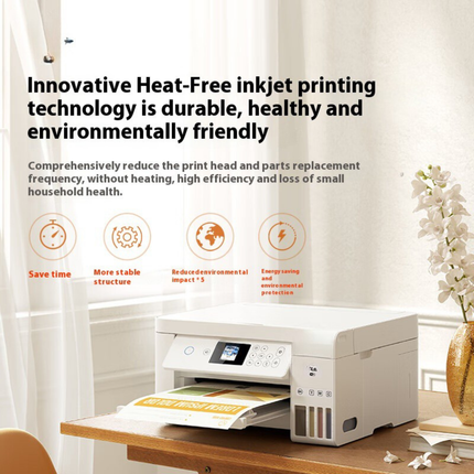 High Resolution Wireless Color Printer Ink Tank System USB Interface Daily Use