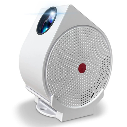 Portable 720P HD WiFi Smart Projector with Android OS, Bluetooth 5.0 and 4 Point Keystone Correction