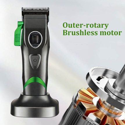 8000RPM Brushless Cordless Hair Clippers with LCD Display & Detachable Blade Rechargeable