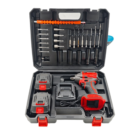 Rechargeable Electric Wrench Set with Brushless Motor and Square Drive