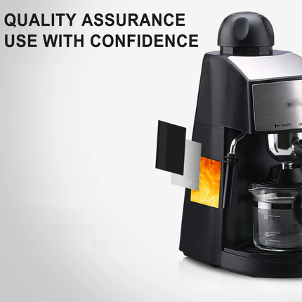 Automatic Espresso Coffee Machine 240ml with Milk Frother and 1L Water Tank