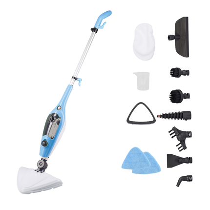 Portable 12-in-1 Steam Mop for Home Deep Cleaning with Fast Heat-Up and Strong Steam