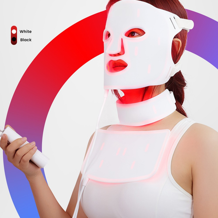 Cordless Silicone LED Face Mask for Personal Care and Relaxation Beauty Light Therapy Style Device