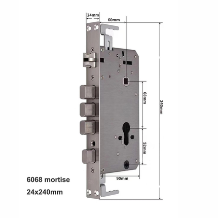 Keyless Smart Door Lock with 3D Face Recognition, Fingerprint, Password, Card and WiFi App Access