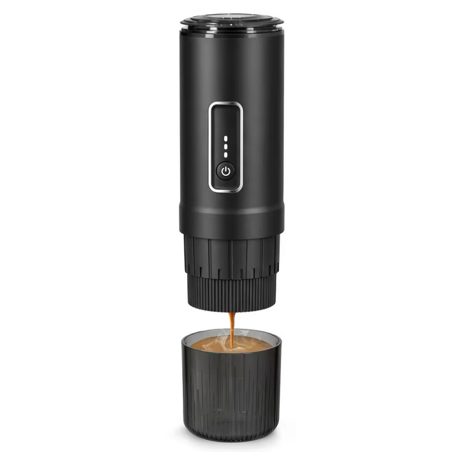 3-in-1 Rechargeable Portable Coffee Maker with 19 Bar Extraction and 80ml Water Tank