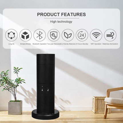 Compact 100ml Essential Oil Diffuser with App Control for Home, Office and Reception Areas