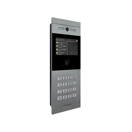 IP65 Digital Access Control Panel with QR, Card, Password & Remote Unlock