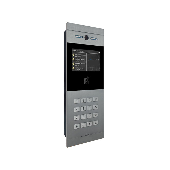 IP65 Digital Access Control Panel with QR, Card, Password & Remote Unlock