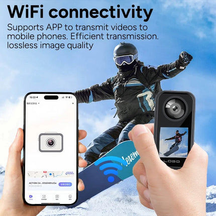 Compact 4K HD Mini Camera Body Cam WiFi Digital Video Recorder with Wide Angle Lens