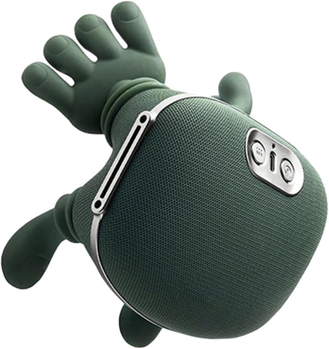 Portable Electric Deep Tissue Massager with Hand-Style Kneading and Adjustable Speeds