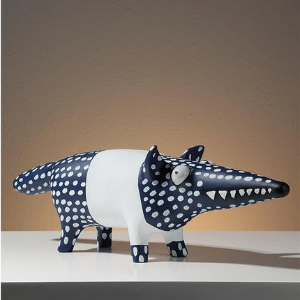 Handcrafted Resin Wild Boar Statue 59cm Realistic Animal Sculpture for Indoor Outdoor Garden Decor