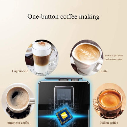 Professional Steam Espresso & Cappuccino Maker Fast Brewing Automatic Coffee System