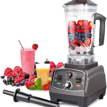 2L Commercial Blender 800W Multi-Purpose Kitchen Mixer with Double Blades and 3 Speed Settings