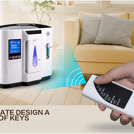Portable 7L Oxygen Concentrator with HD Touch Screen, Adjustable 30–90% Oxygen Flow for Home and Travel