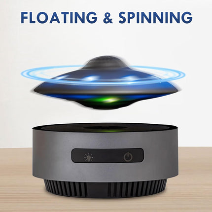 Magnetic Floating Bluetooth Desk Speaker with Rising Display Design