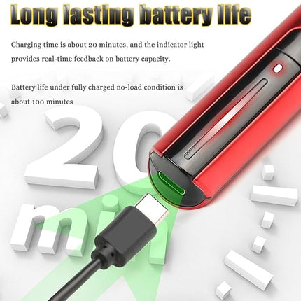 Cordless Precision Electric Sanding Tool with Variable Speed Control & Battery Indicator