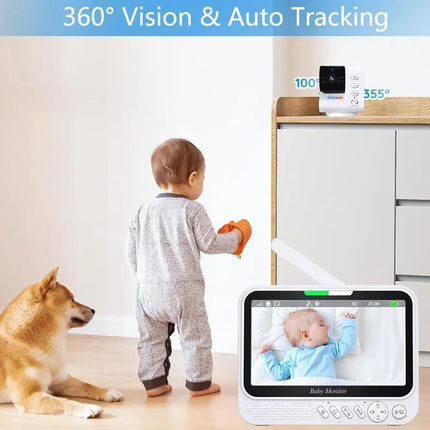 Smart Video Monitor 720P HD 7 Inch Screen WiFi App Control Night Vision Two Way Audio