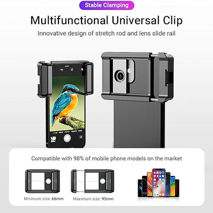 Universal Smartphone Zoom Lens Kit for Long-Range & Close-Up Photography