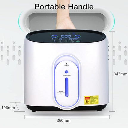 Compact Oxygen Machine 1–8L Flow with Remote Control & Quiet Operation