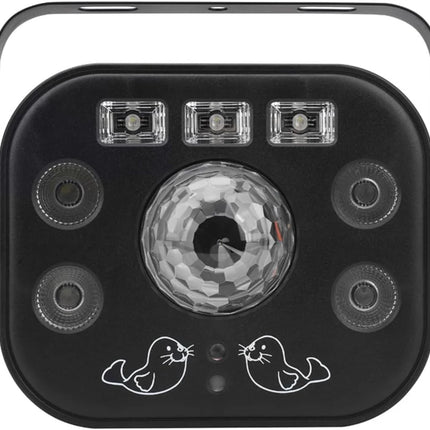 Professional 60W Multi-Effect DJ Light Bar with RGBW Wash, Laser Beams, UV Glow & Strobe (DMX Enabled)