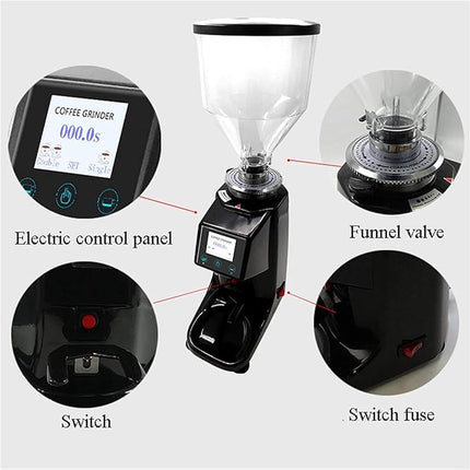 Heavy Duty Electric Coffee Grinder with 60mm Burr 500g Capacity 220V