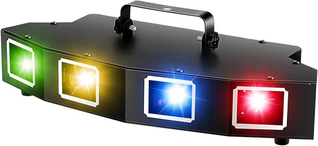 Professional DJ Laser Light System with Quad RGBY Output & Smart Control Modes