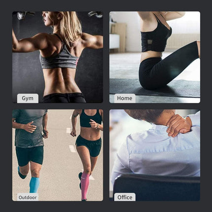 Portable Rechargeable Massage Gun with LCD Touch Screen and 6 Heads