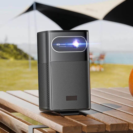 Portable Android DLP Projector with Full HD Output, Laser Auto Focus & Long-Life Rechargeable Battery