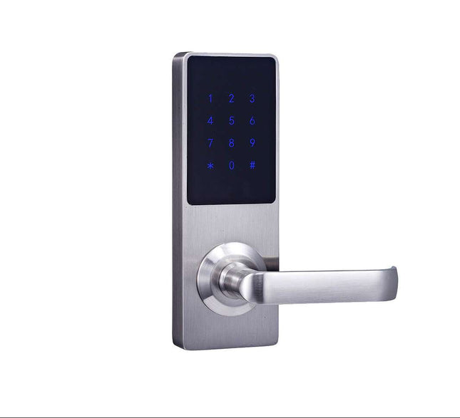 5-in-1 Digital Door Lock with Fingerprint, Bluetooth App, RFID Card & Password Entry