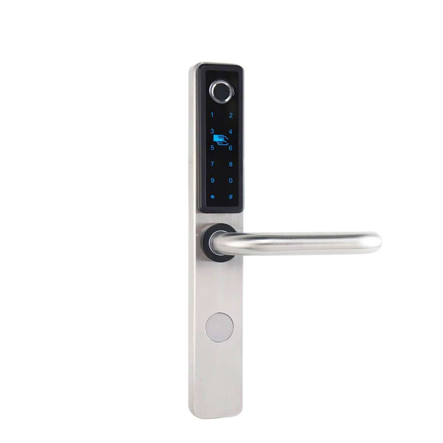 Smart Aluminum Door Lock with Face Recognition, Fingerprint & Remote Unlock, Waterproof