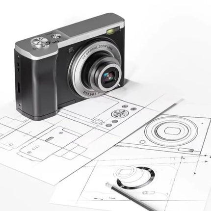 Portable 5K Digital Camera with 5x Optical Zoom, Autofocus, Touch Screen and Image Stabilisation