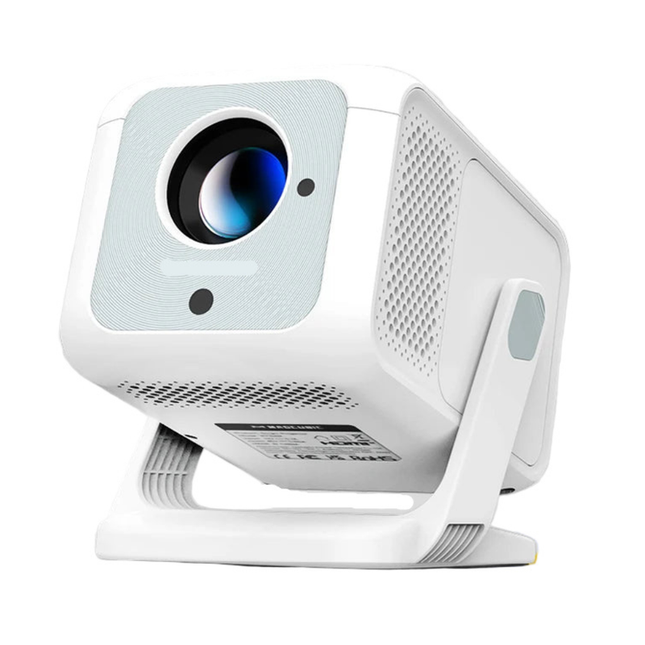 Smart Android 14 Projector | 8K Video Support, 5G WiFi, Built-In Stereo Speakers