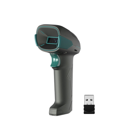 Wireless 2D & QR Code Scanner with USB Receiver – High-Speed Performance, Rugged Build