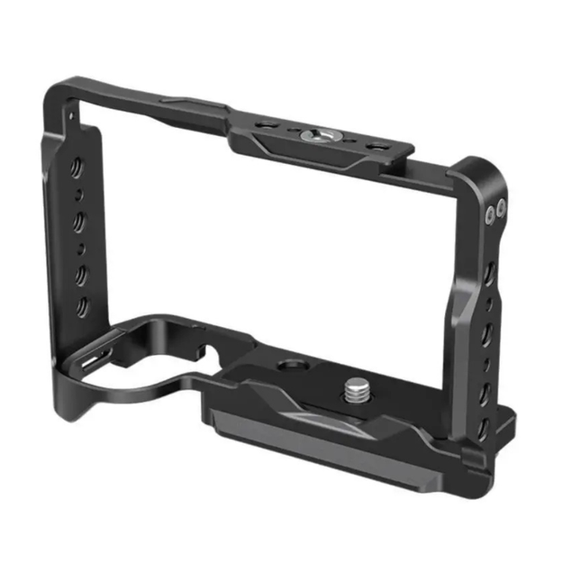 Portable CNC Aluminum Camera Cage – Robust, Lightweight, Easy-to-Assemble with Included Wrench for Professional Photography & Videography