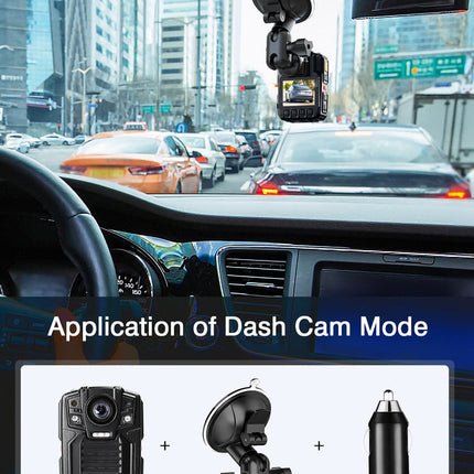 2-in-1 Car Suction Mount & Charger for HD66-02/D7 Body Camera