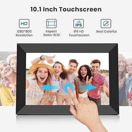 Smart 7 Inch WiFi Digital Picture Frame with HD Touch Display & Instant App Sharing