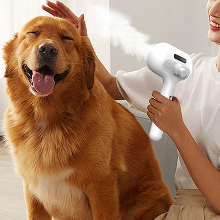 Portable Self-Cleaning Steam Pet Brush with Water Tank for Dogs and Cats