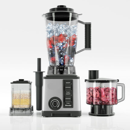 Professional 12-Liter Smart Kitchen Blender & Soy Beverage Machine with Touch Panel
