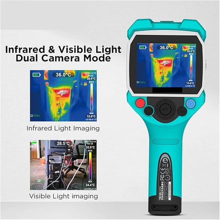 Handheld Thermal Imager Infrared 120x90 Resolution Waterproof Long Battery Life Industrial Use