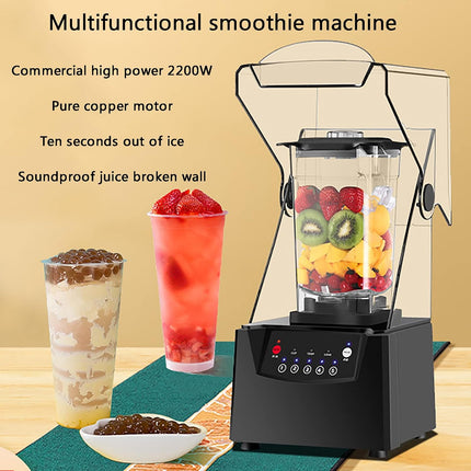 Heavy Duty 1200W Electric Smoothie Maker with 15 Speed Control and 2L Container