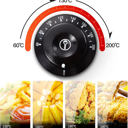 Commercial Stainless Steel Double Deep Fryer 2500W+2500W for Fast and Even Frying
